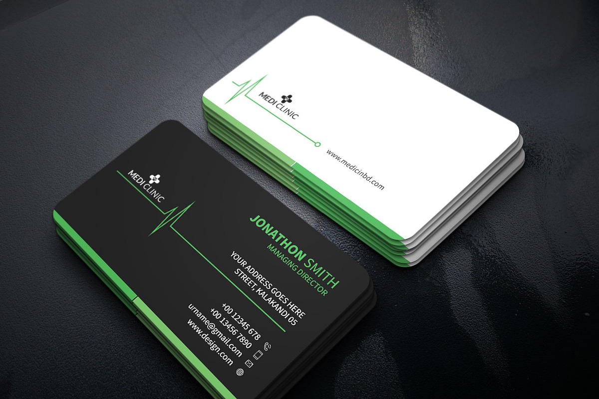 Medical Business Card, a Business Card Template by DesignGhar (Photo 2 of 6)