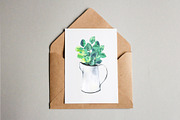 Cute eucalyptus mini set, a Decorative Illustration by Maria's little shop (Thumbnail 5 of 7)