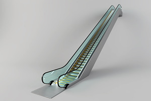 Escalator HD 3D model