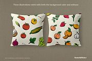 Fruit & Vegetable Illustrations, a Food Illustration by Komet & Flicker (Thumbnail 6 of 10)