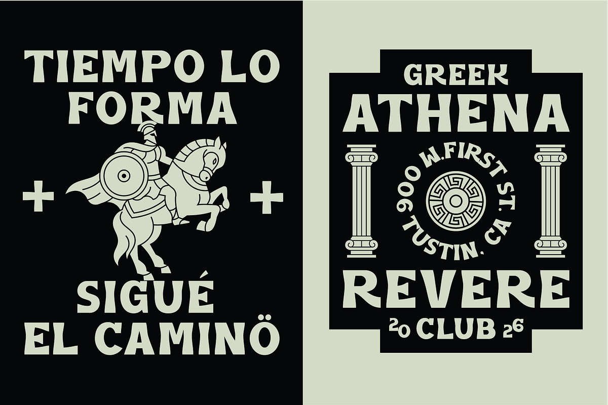 SFC Sparta, a Sans Serif Font by Skilline Supply Co. (Photo 3 of 7)