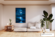 Full Moon Landscape - Print Wall Art, a Poster Template by MagicLove Creations (Thumbnail 5 of 8)