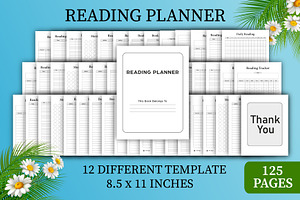 Editable Reading Planner For KDP