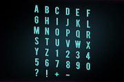 Neon letters, an Illustration by Toocha design (Thumbnail 2 of 3)