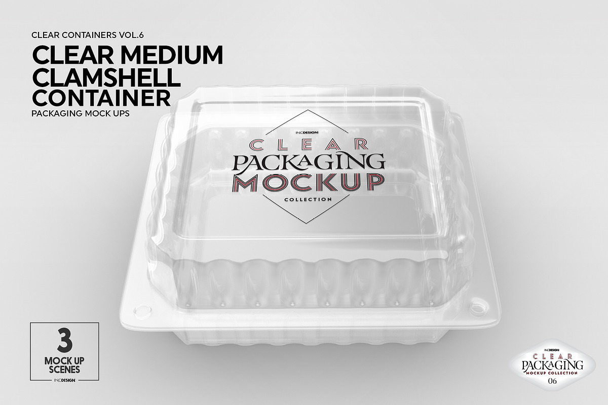06 Clear Container Packaging Mockups, a Cups & Container Mockup by INCDesign (Photo 19 of 21)