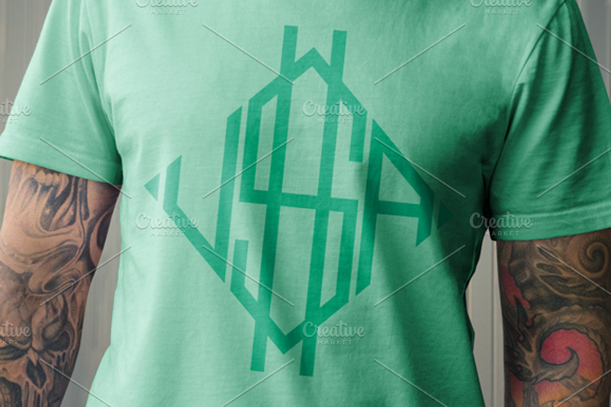 U$A t-shirt design, an Illustration by Dizaino-paslaugos