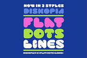 Diskopia, a Font by NimaType (Thumbnail 1 of 4)