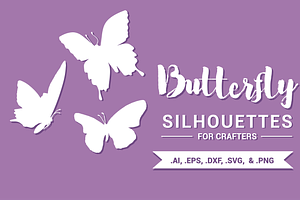 Butterfly Silhouettes For Crafters