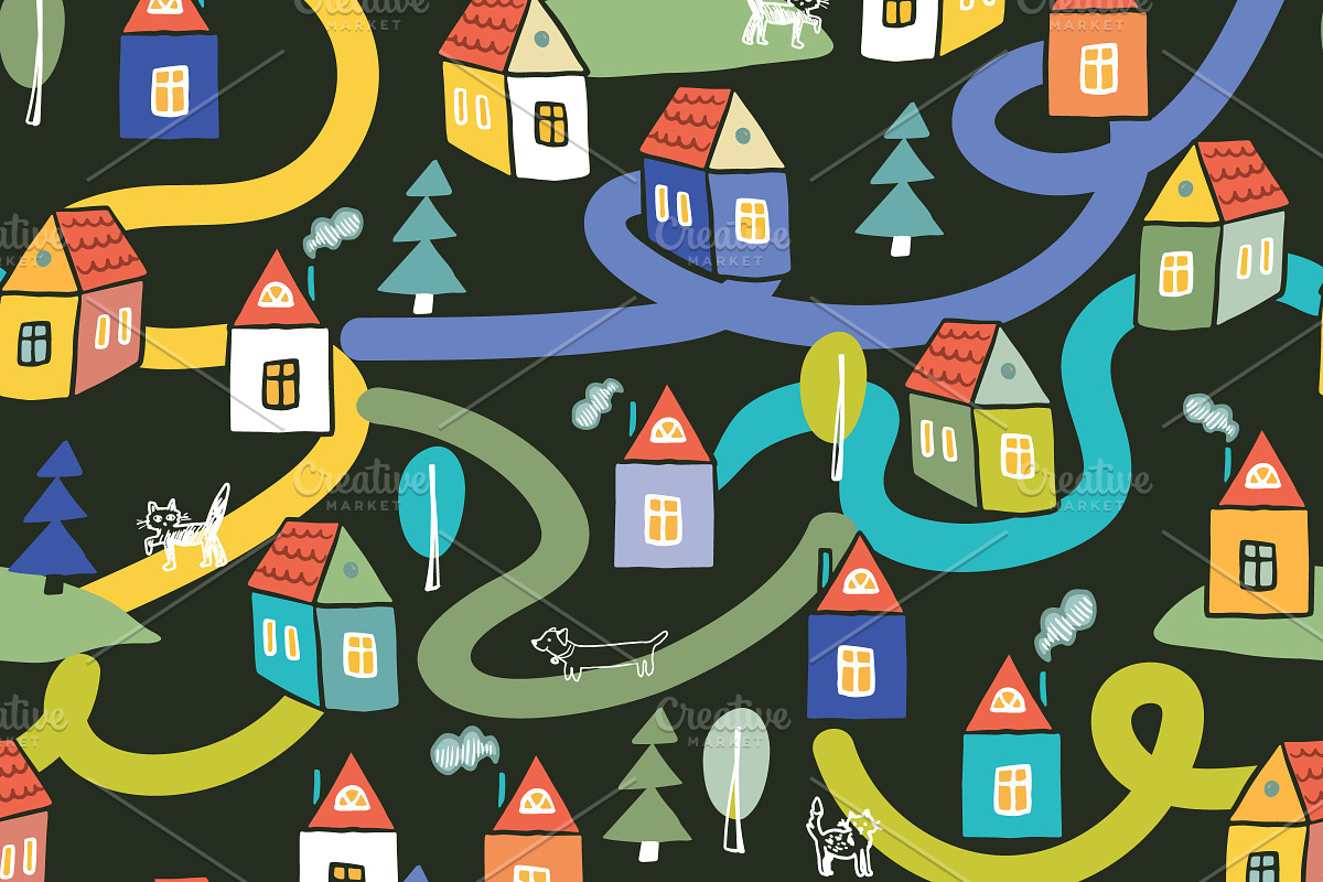 Baby textile prints collection, a Pattern Graphic by GooseFrol (Photo 25 of 33)