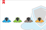 Cloud Shield/Protect - Logo Template, a Branding & Logo Template by Artha Desain (Thumbnail 2 of 5)