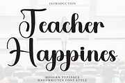 Teacher Happines, a Handwritten Font by InermediaSTUDIO (Thumbnail 1 of 8)