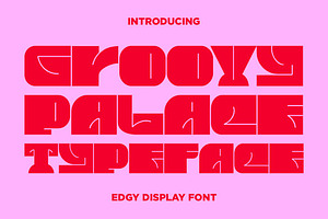 GF Palace Typeface, a Sans Serif Font by GroovyFontCo