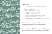 Easter Bunny Toile de Jouy Pattern, a Background Graphic by Hughes Studio (Thumbnail 7 of 7)