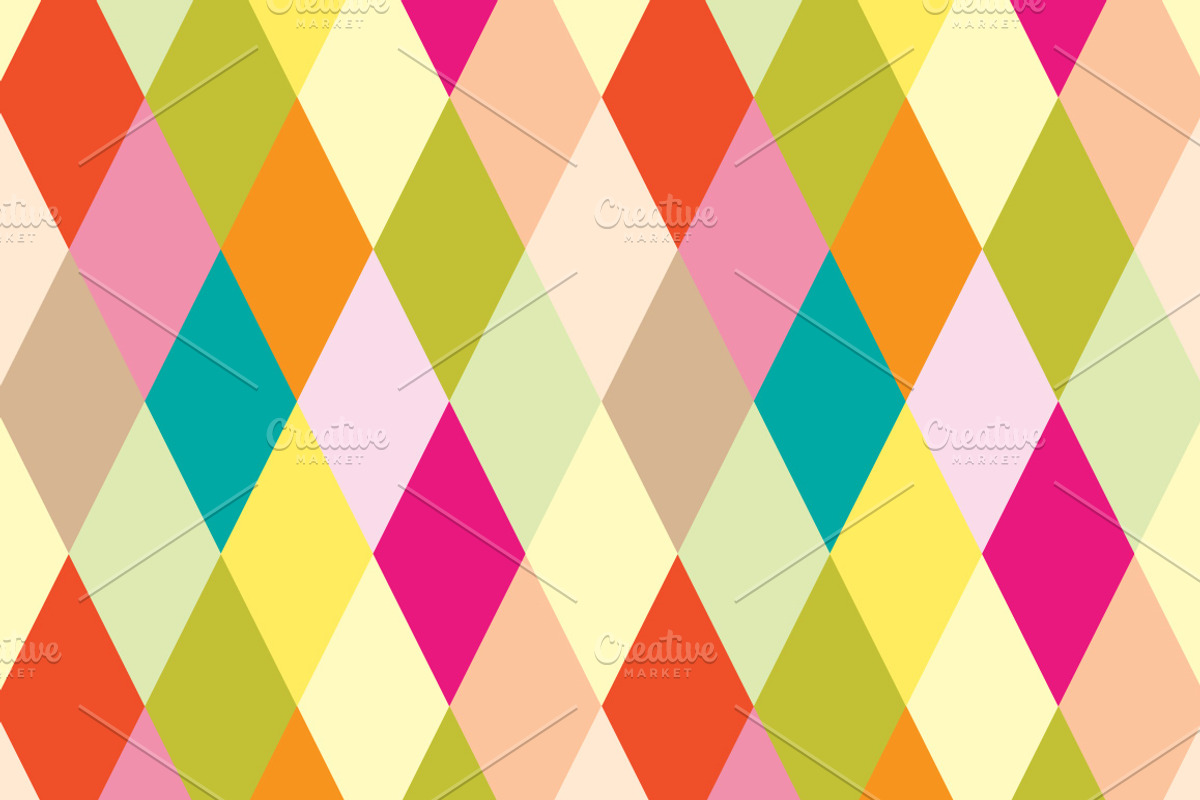 Set of colored geometric patterns preview 3