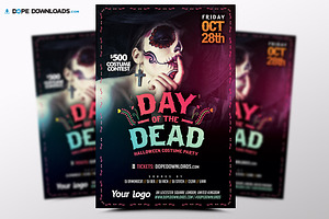 Day of the Dead Flyer Template