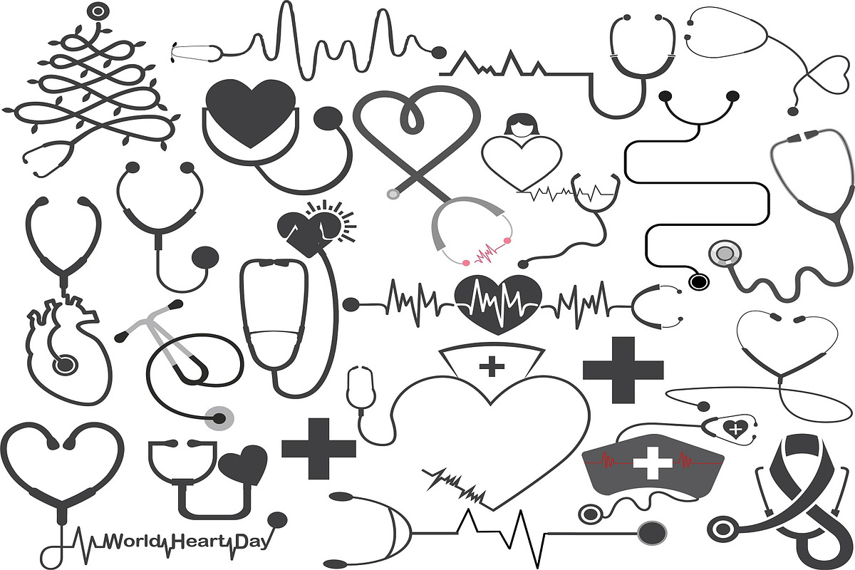 Stethoscope Svg Png Bundle, an Education Illustration by Digi_Design_World (Photo 2 of 4)