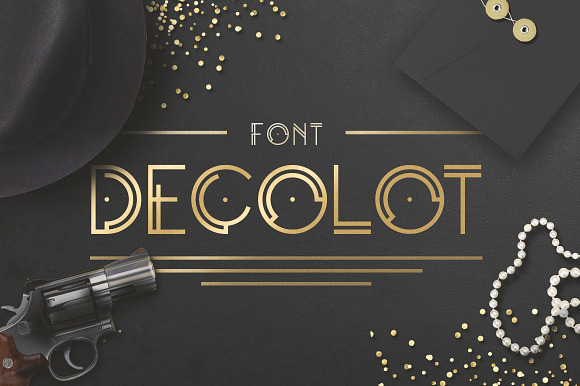 Decolot Font preview 7