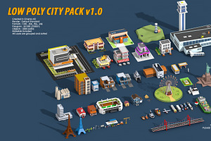 Low Poly City Pack 1