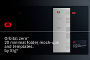 20 folder mock-ups & templates, a Product Mockup by Srg® (Thumbnail 1 of 21)