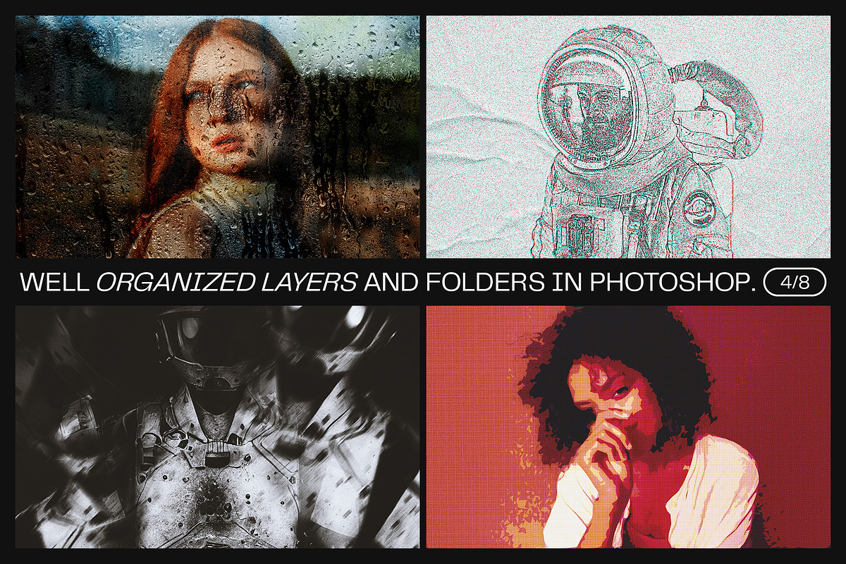 12 Photo Effect Templates, a Layer Style Add-On by iDoodle Studio (Photo 4 of 6)