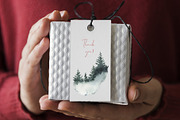 Winter is coming. Watercolor clipart, an Illustration by Elena Medvedeva (Thumbnail 8 of 8)