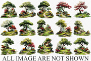 Whimsical Spring Landscape Clipart, a Seasonal Illustration by Canvas Craft (Thumbnail 4 of 10)