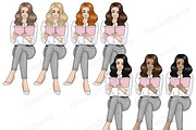 Planner Girl Graphics, a Person Illustration by GlamArtZhanna (Thumbnail 2 of 4)