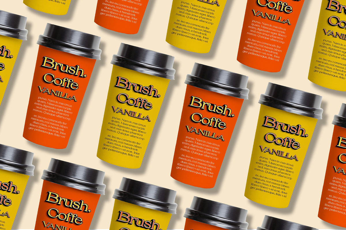 Fezeline 3D, a Serif Font by Craft Supply Co. (Photo 5 of 8)