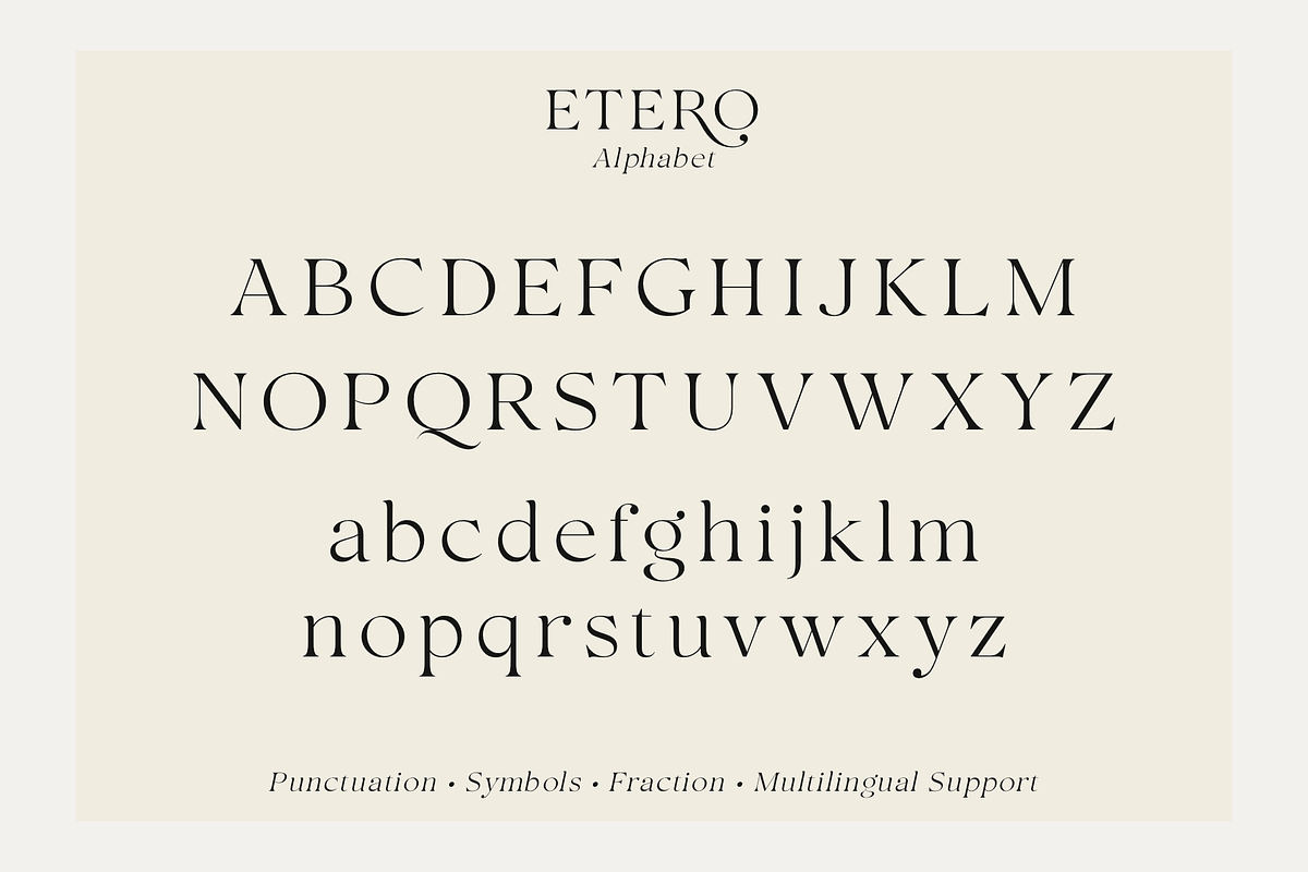 Etero, a Serif Font by Larin Type Co. (Photo 14 of 15)