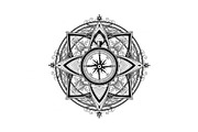 Ornamental Compass Rose SVG Bundle, an Illustration by Gaye Art (Thumbnail 31 of 31)