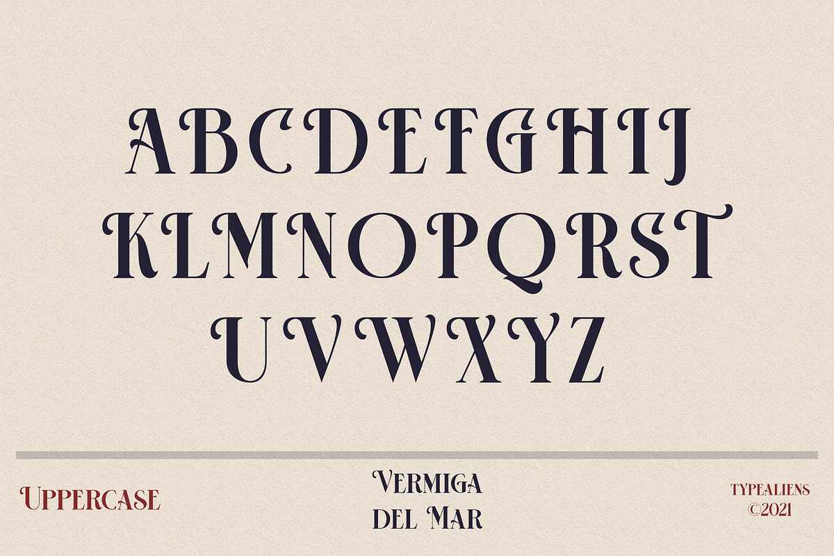 HST - Vermiga del Rose, a Serif Font by ilhamtaro (Photo 6 of 10)
