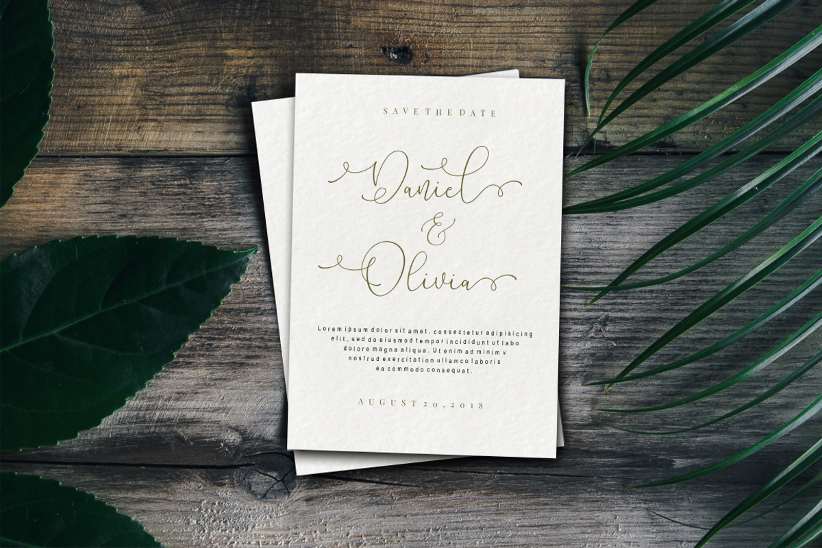 Lilypaly - Handlettering Font preview 4