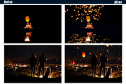 40 Sky lanterns overlays, a Layer Style Add-On by OverlayBox (Thumbnail 3 of 5)