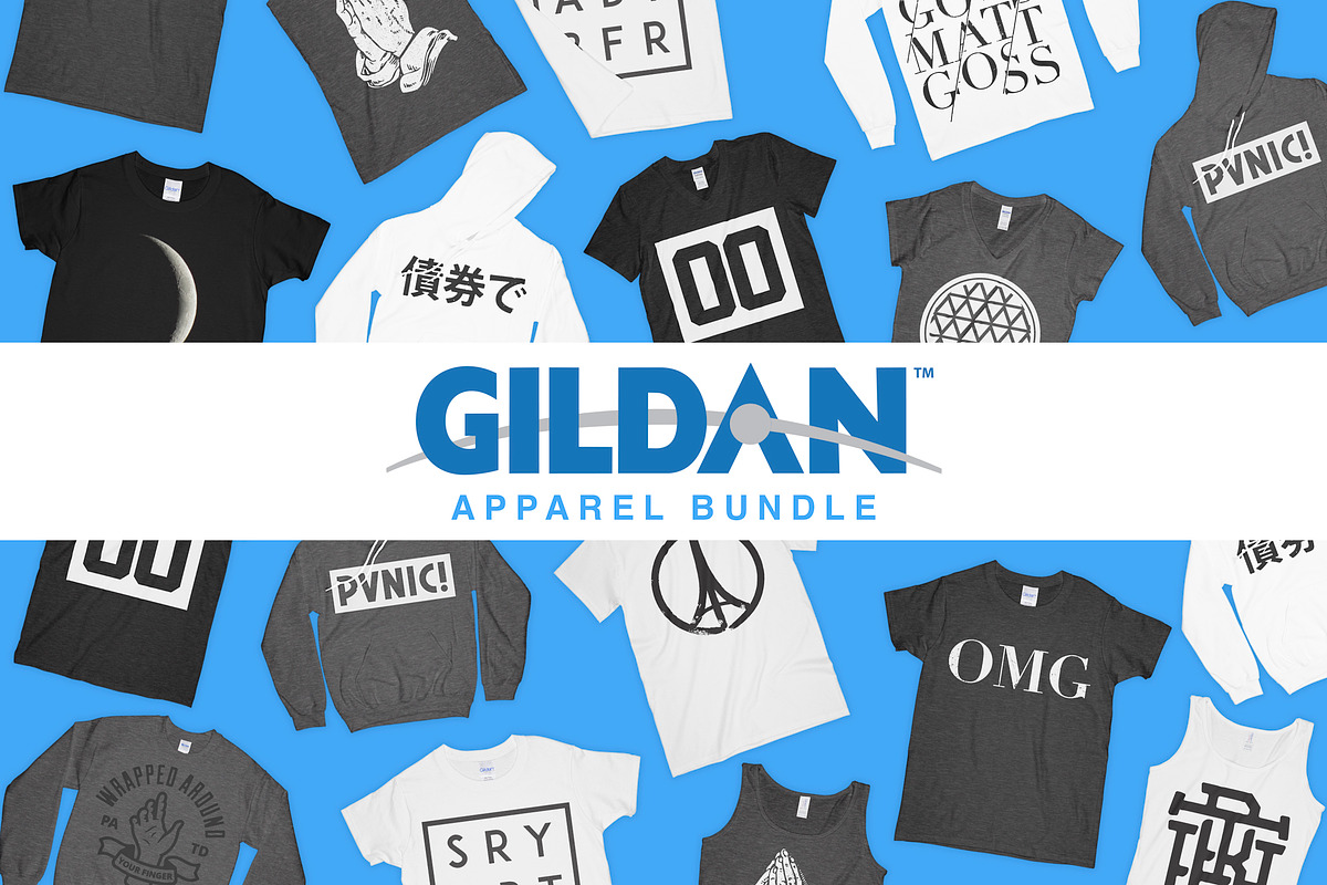 Gildan Mockup Bundle, a Hoody Mockup by Pixel Sauce™ (Photo 1 of 11)