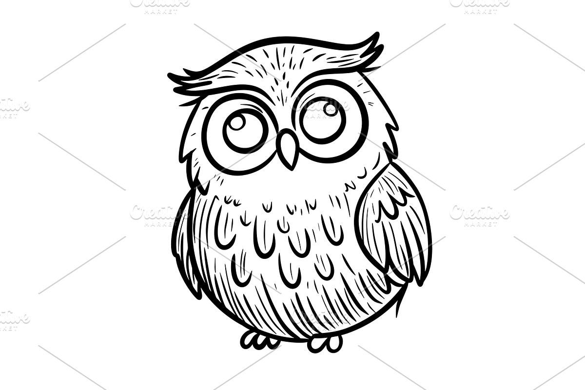 Vector hand drawn illustration of an, an Animal Illustration by Voodz_shop