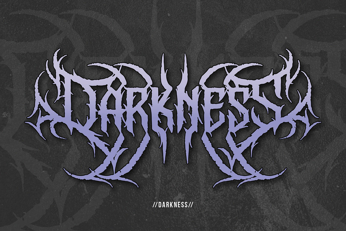 Forsakens | Black Metal Font, a Blackletter Font by Denustudios (Photo 2 of 15)