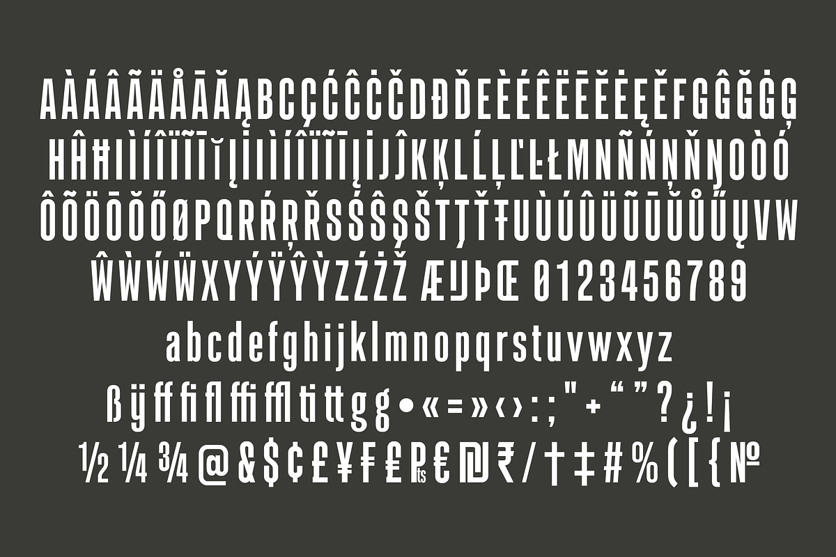 Linton Gothic Extra Condensed, a Font by TypeFaith Fonts (Photo 13 of 16)