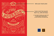 Whiskey Label Logo, a Branding & Logo Template by Shwet Art (Thumbnail 2 of 3)