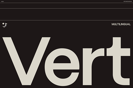 Vert Grotesk Display Bold