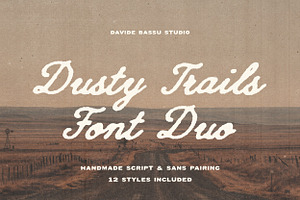 Dusty Trails - Font Duo