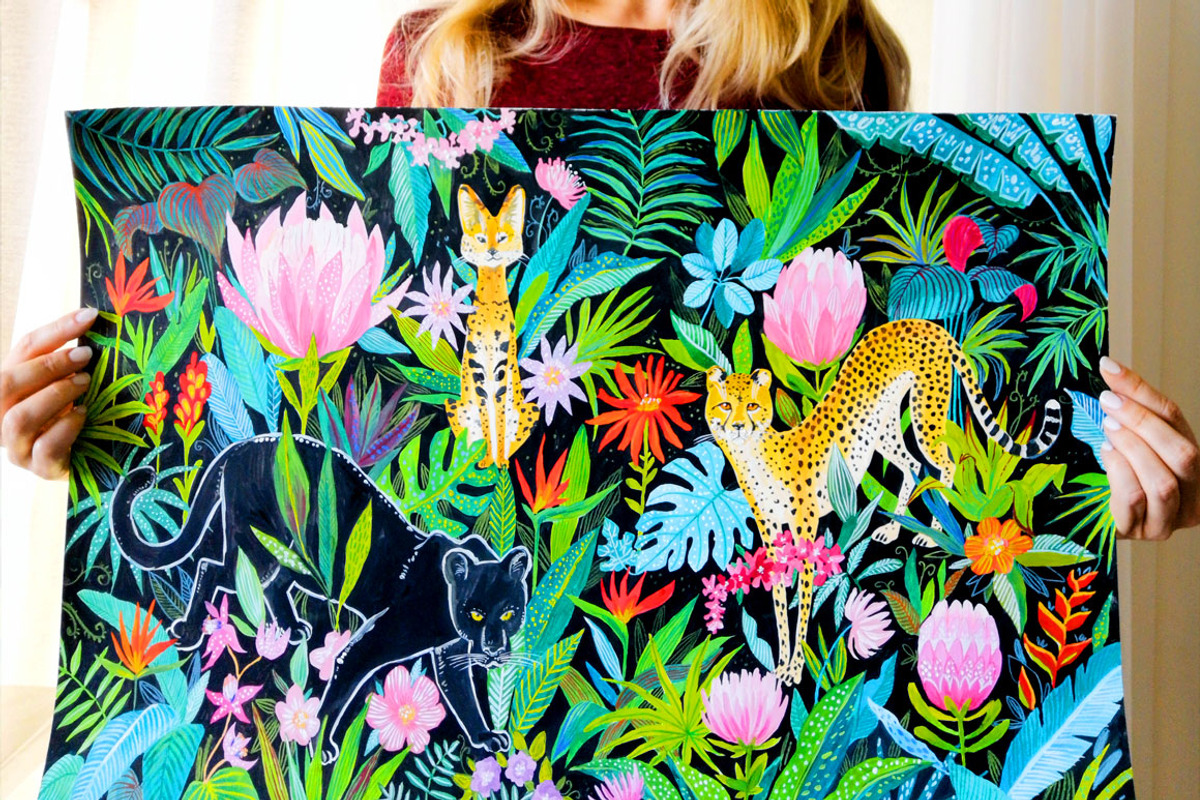 Jungle! Jungle!, an Illustration by Anastasia (Photo 2 of 6)