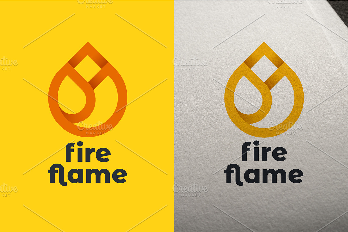 Nature elements. 4 gradient logo, a Branding & Logo Template by Magda (Photo 5 of 5)