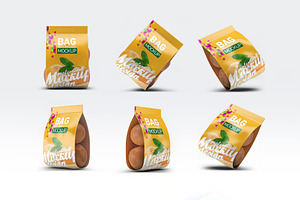 Bag with Oranges Mockup, a Packaging Mockup by Hubzway