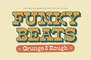 Funky Beats | Chunky Hand Drawn Font, a Serif Font by Ef Studio (Thumbnail 1 of 10)