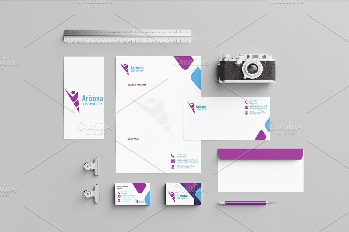 Stationery Design Templates, a Stationery Template by Design Fusion (Photo 1 of 4)