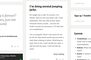 Floro Tumblr Photo Theme, a Websites & App Template by Dabu Themes (Thumbnail 5 of 9)