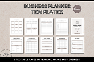 Business Planner Canva Template