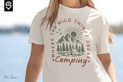 Camping Adventure T-shirt Design, a Graphic by shaondesigns (Thumbnail 3 of 5)