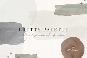 Pretty Palette PS Watercolor Brushes