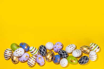 Bright Easter greeting card background, a Holiday Photo by Rimma